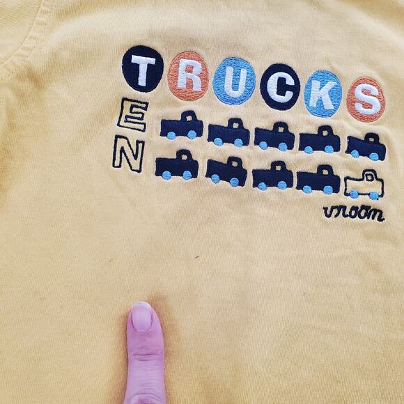 Vintage Y2k Ten Trucks Romper 9-12 months - Picture 2 of 6